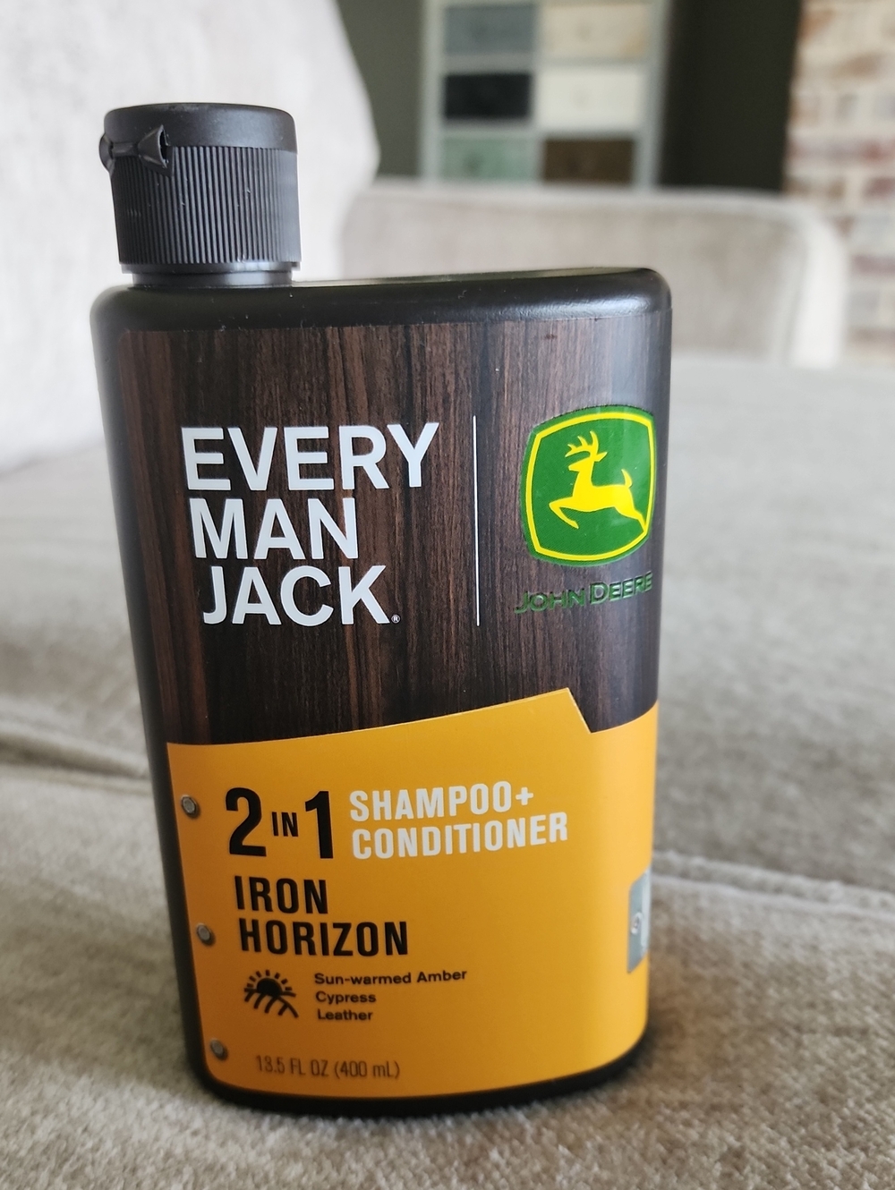 NWT Every Man Jack X John Deere 2 In 1 Shampoo & Conditioner-Iron Horizon